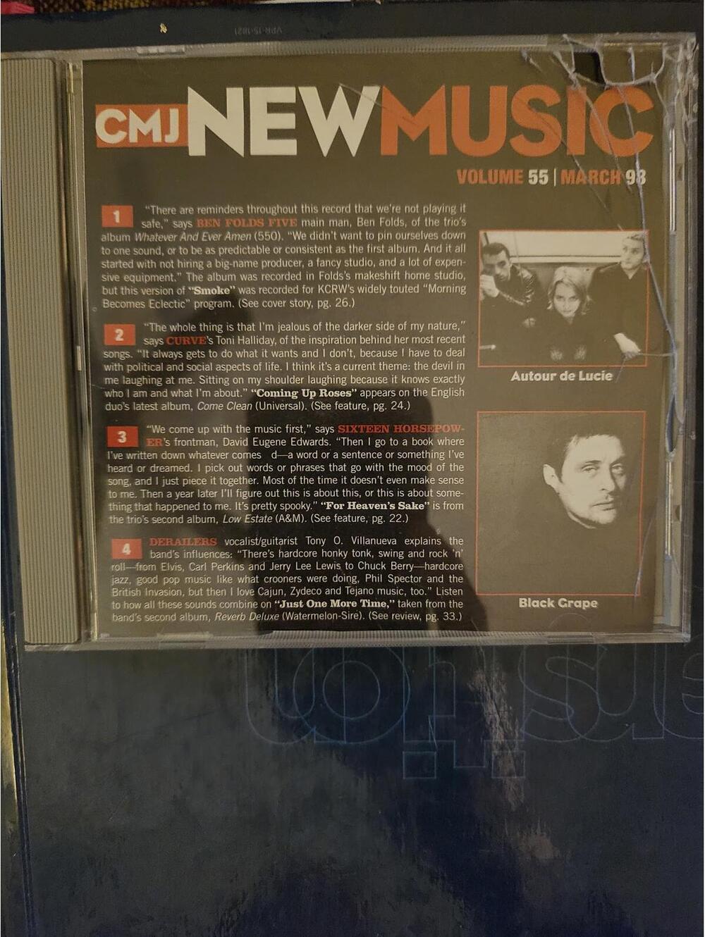 CMJ New Music Sampler volume 55 - Ben Folds Five, Rammstein, fuel, more